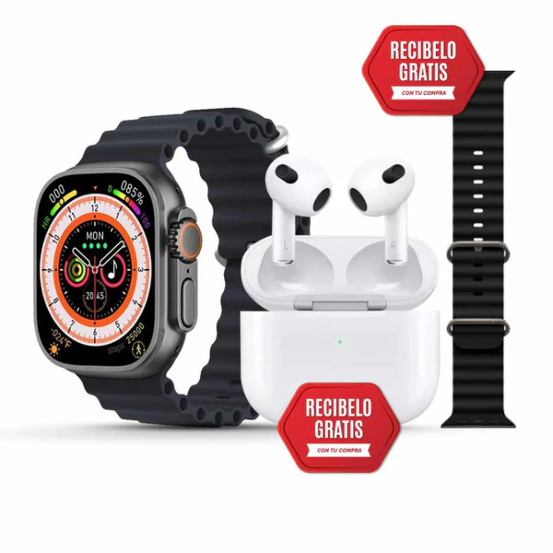 Reloj Inteligente Smartwatch Ultra PRO™ + EarPods GRATIS