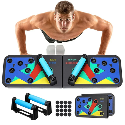 Tabla de PUSH UP ¡Tu Gimnasio Portátil: Entrena Brazos, Abdomen y Más en Casa!
