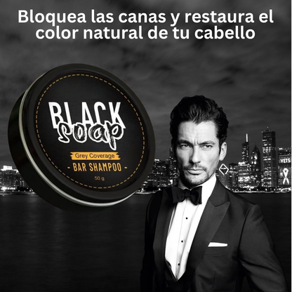 🧔‍♂️😎2 Jabones BLACK AntiCanas ⚫⚫ + Rasurador GroomMaster de pelo y barba GRATIS😎