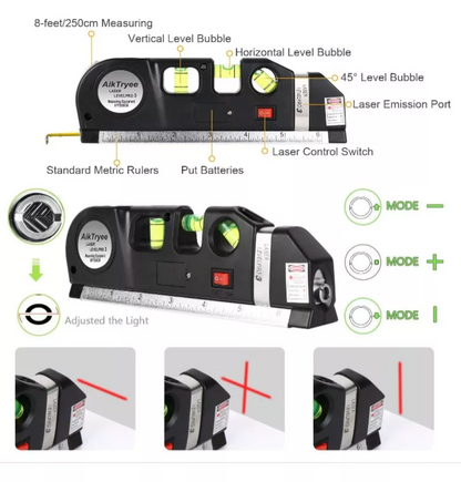 🛠️ Laser 3D Multiherramienta de medición 4 en 1 | Laser 3D 📍