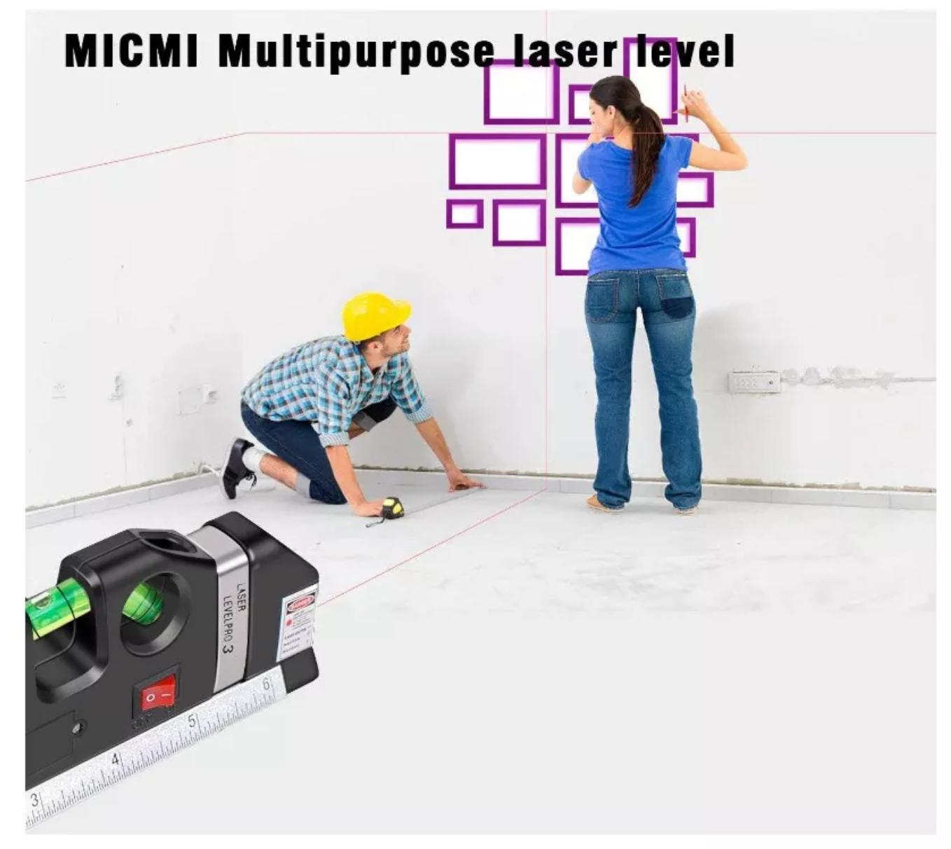🛠️ Laser 3D Multiherramienta de medición 4 en 1 | Laser 3D 📍