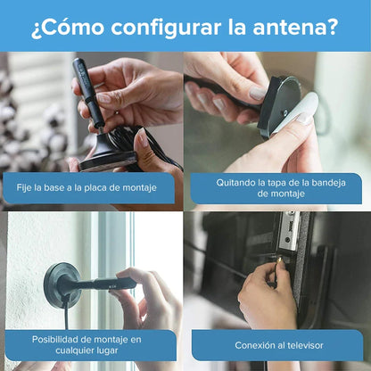 Antena Digital para TV - FreeTV Max - 📡 "La libertad de ver TV en HD sin pagar mensualidades."